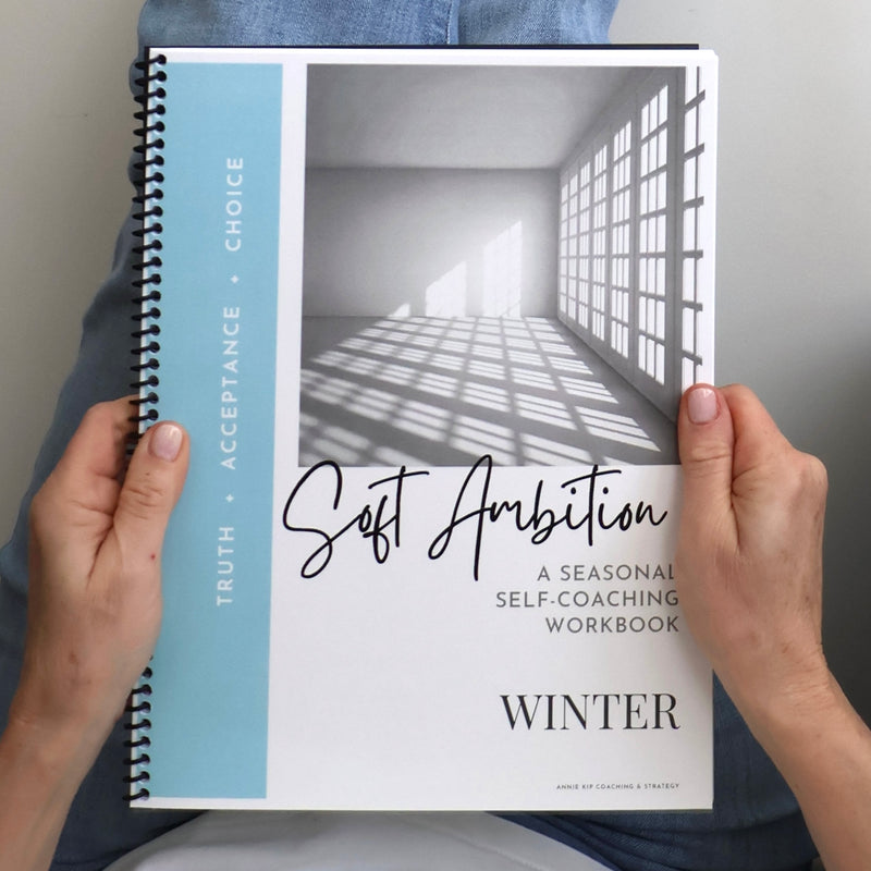 Workbook - Soft Ambition Self-Coaching Workbook, Winter edition (spiral-bound)